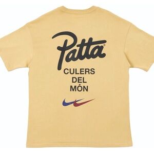 Patta x Nike x Barcelona FC Collab Culers del Món Tee Sesame XL Brand New DS